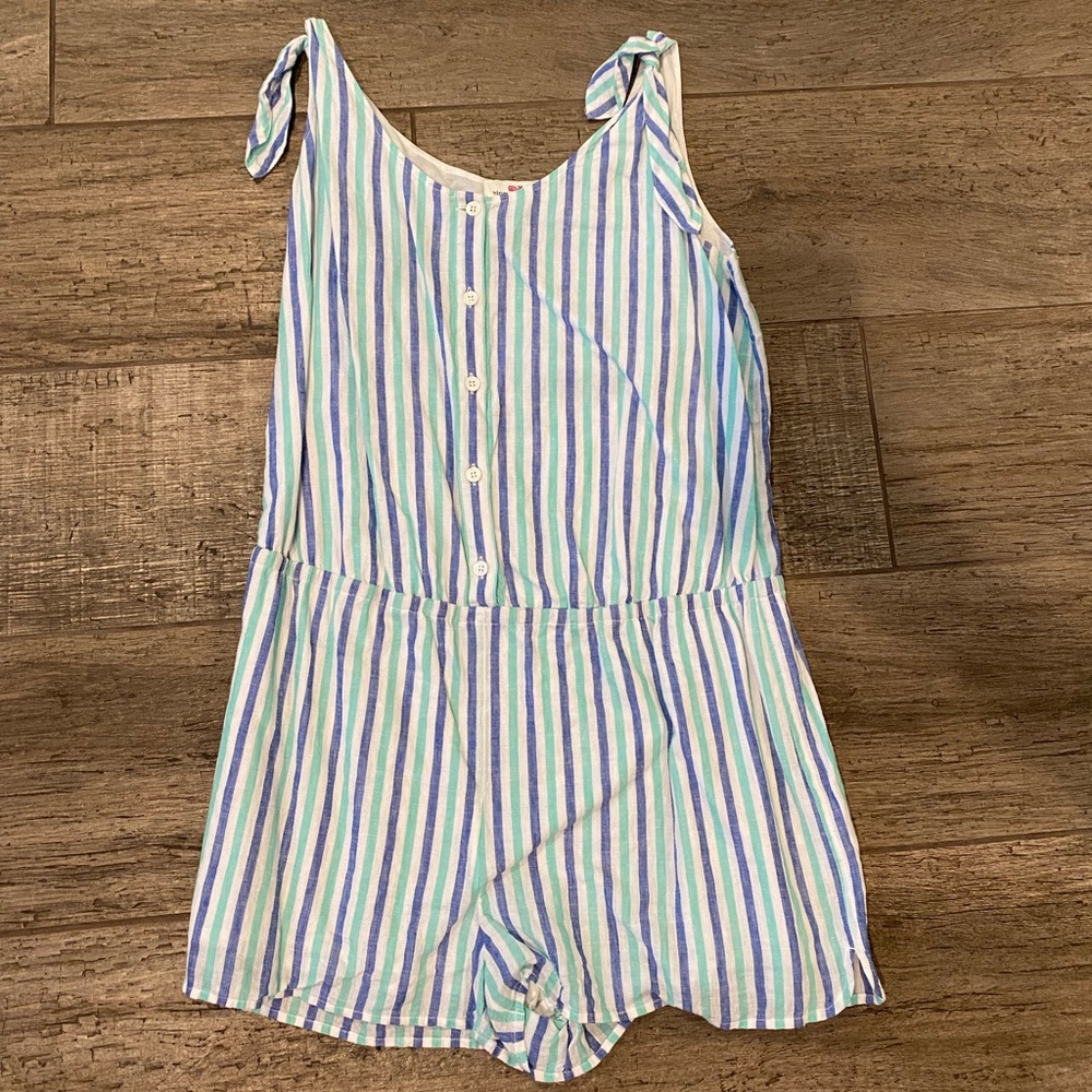 Women’s striped romper- S